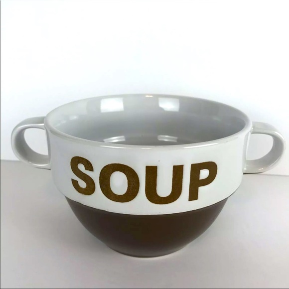 Potato Soup Foundation Large “SOUP" Double Handle - Picture 1 of 3